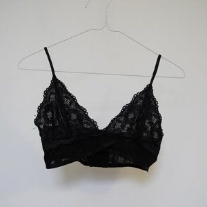 Sheer Black Bralette